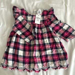 Baby gap plaid dress